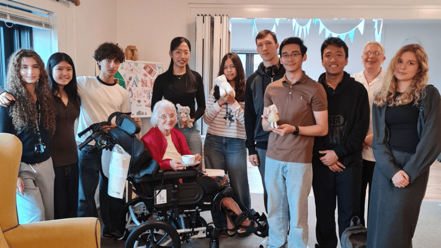 Students Bring Music and Conversation to St Lukes Coffee Morning - Students Bring Music and Conversation to St Lukes Coffee Morning