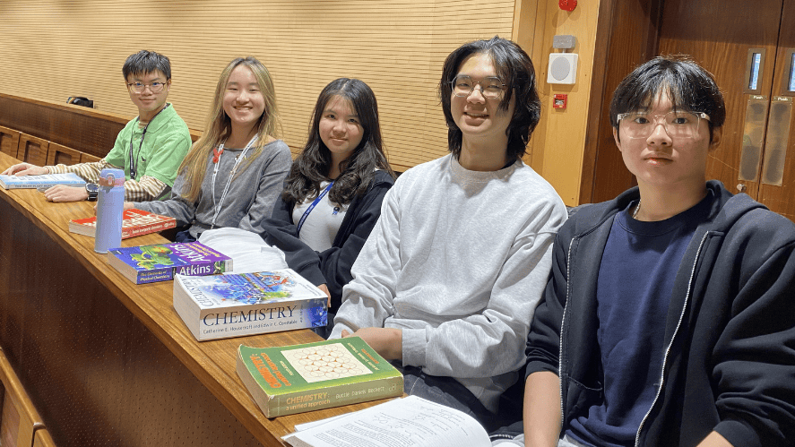 Year 12 Chemistry Team at Cambridge Competition - Bronze Award at Cambridge Chemistry Competition