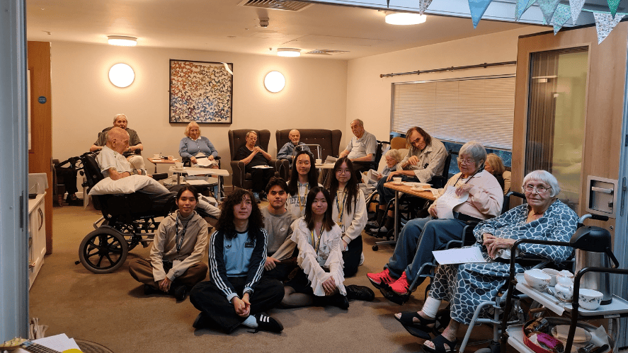 Sound of Hope: OIC Students Share the Gift of Music - St Lukes Hospital Coffee Morning